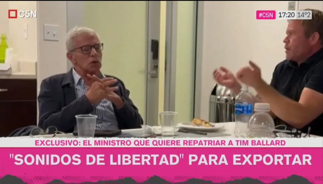 Mariano Cúneo Libarona y Timothy Ballard.