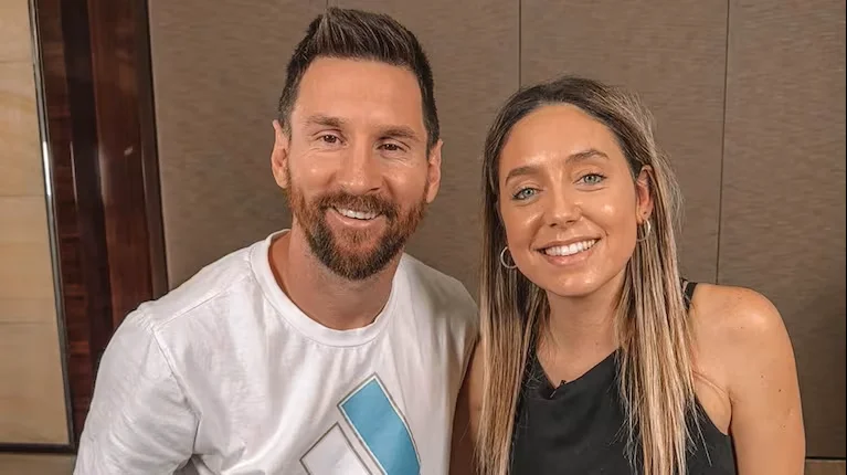 Lionel Andrés Messi Cuccittini y Sofía María Martínez Mateos.