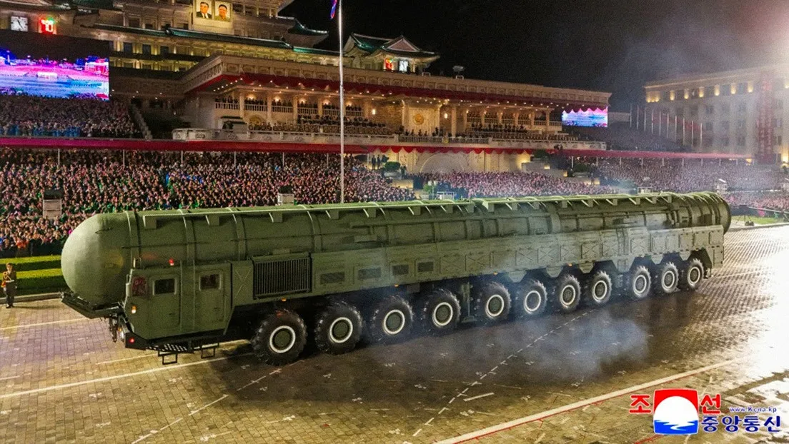 Misil balístico intercontinental Hwasong-20.