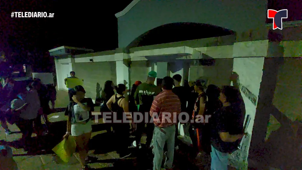 Familiares de Natali Maribel Delgado.