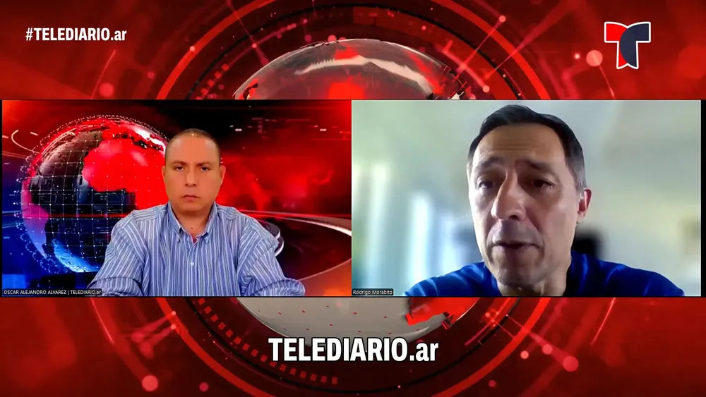 Rodrigo Morabito en TELEDIARIO. 