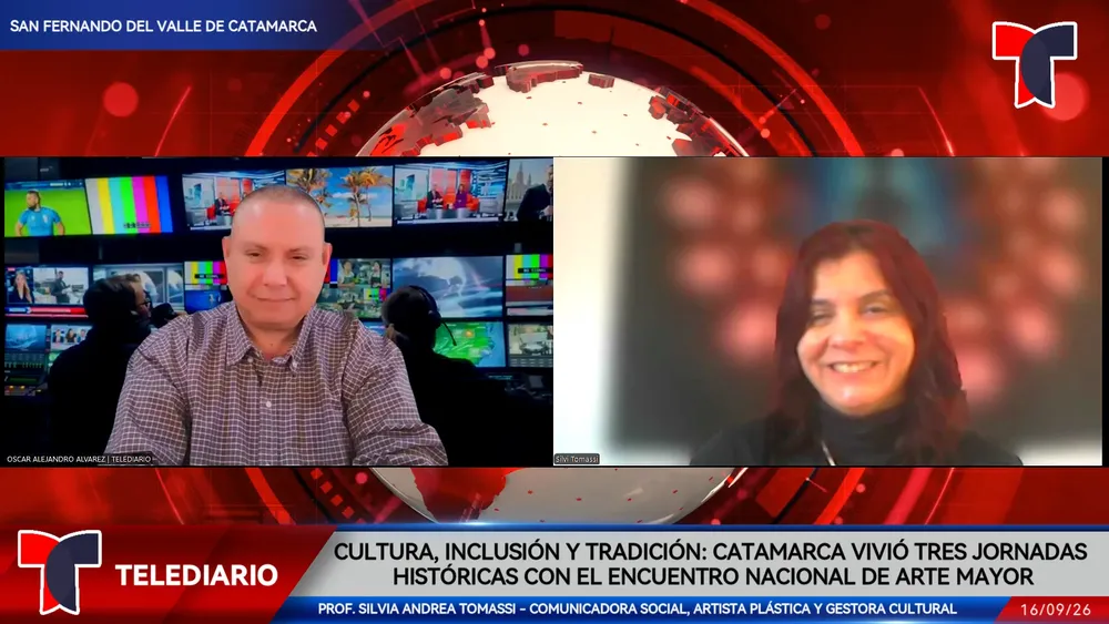 Silvia Andrea Tomassi en TELEDIARIO Argentina.