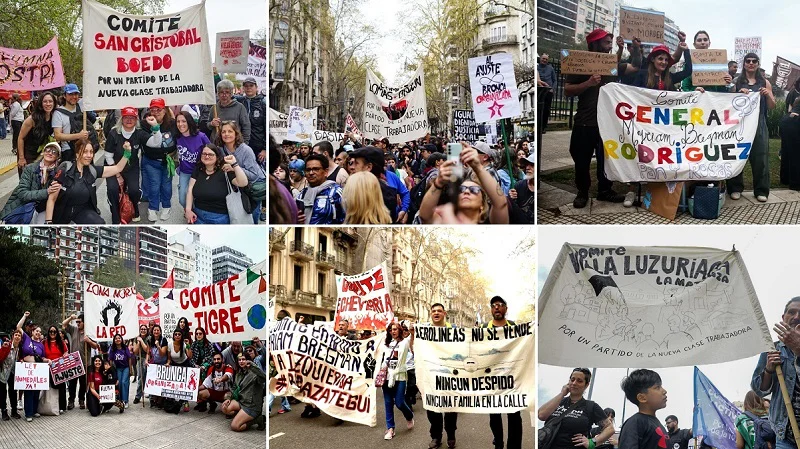 Marcha de la Bronca contra el régimen libertario de Milei.