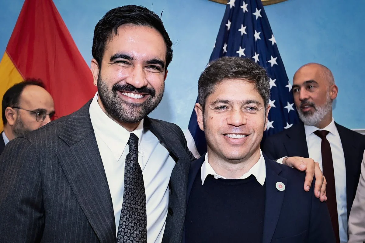 Zohran Kwame Mamdani y Axel Kicillof.