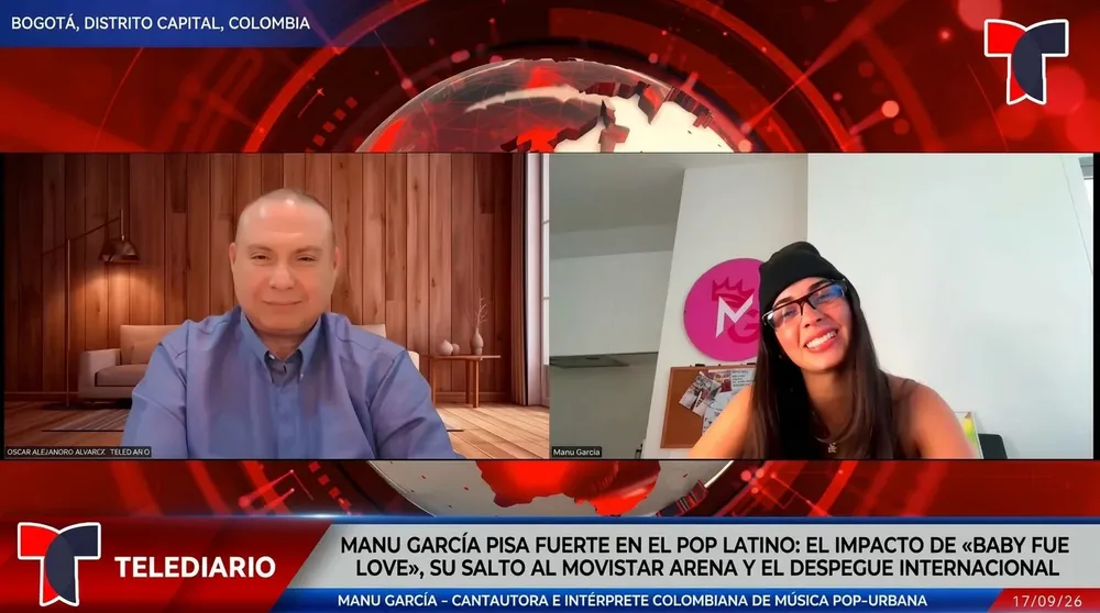 Manu García en TELEDIARIO Argentina.