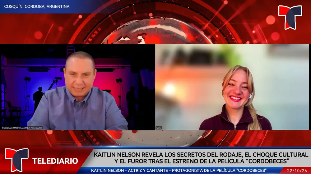 Kaitlin Nelson en TELEDIARIO Argentina.