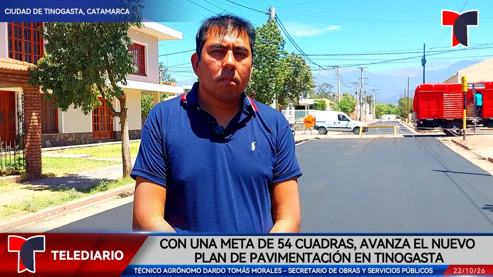Dardo Tomás Morales en TELEDIARIO Argentina. 