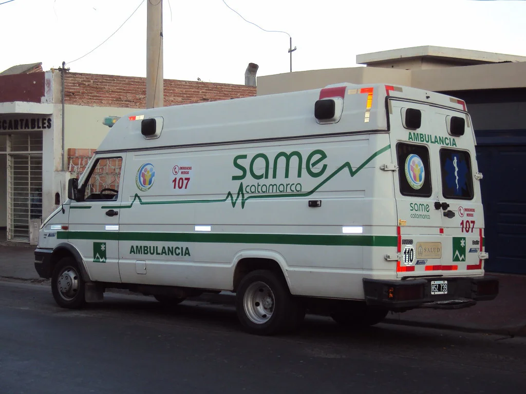 Ambulancia del SAME Catamarca.