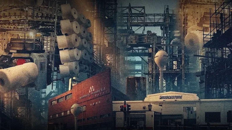 La industria argentina en picada en pleno régimen libertario de Milei. 
