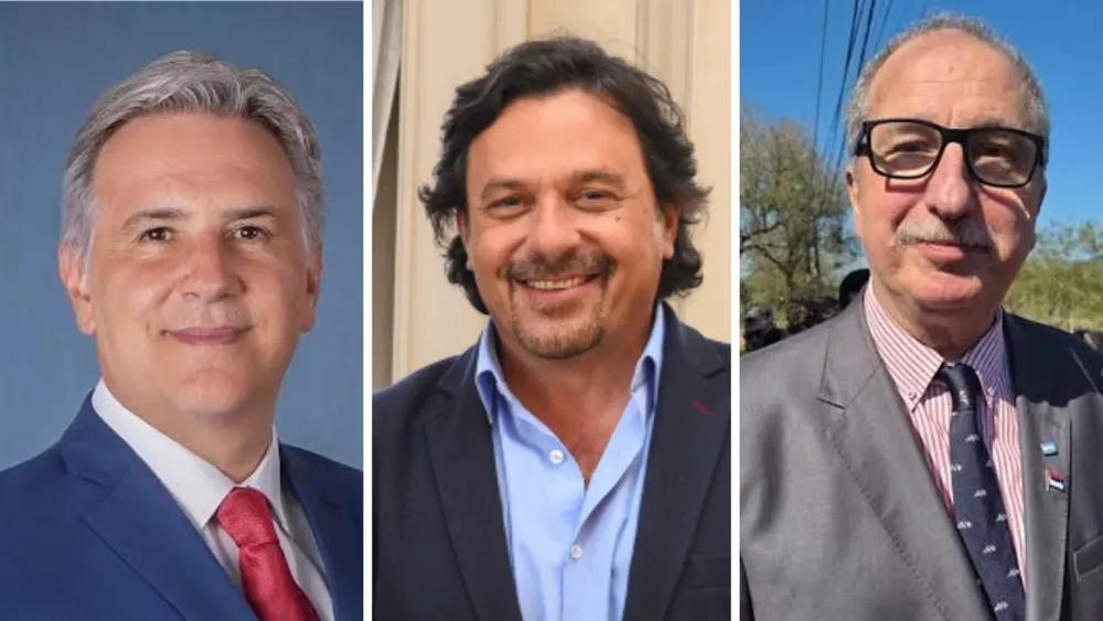 Martín Miguel Llaryora / Gustavo Adolfo Ruperto Sáenz Stiro / Hugo Mario Passalacqua.
