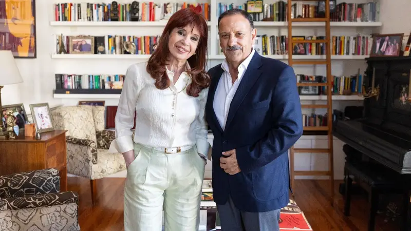 Cristina Elisabet Fernández de Kirchner y Ricardo Clemente Quintela.