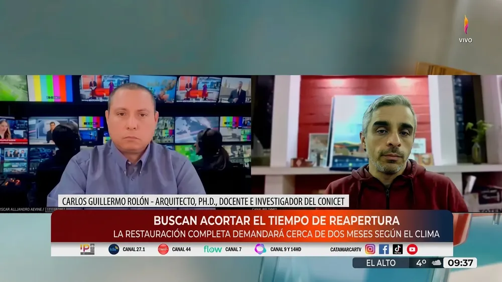 Carlos Guillermo Rolón en Canal 7 TV PÚBLICA CATAMARCA. 