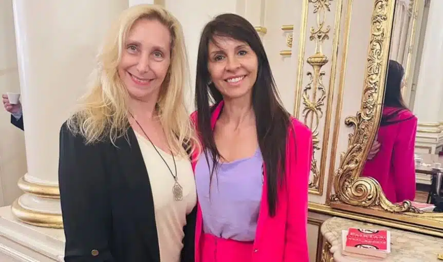 Karina Elizabeth Milei  y María Lorena Villaverde.