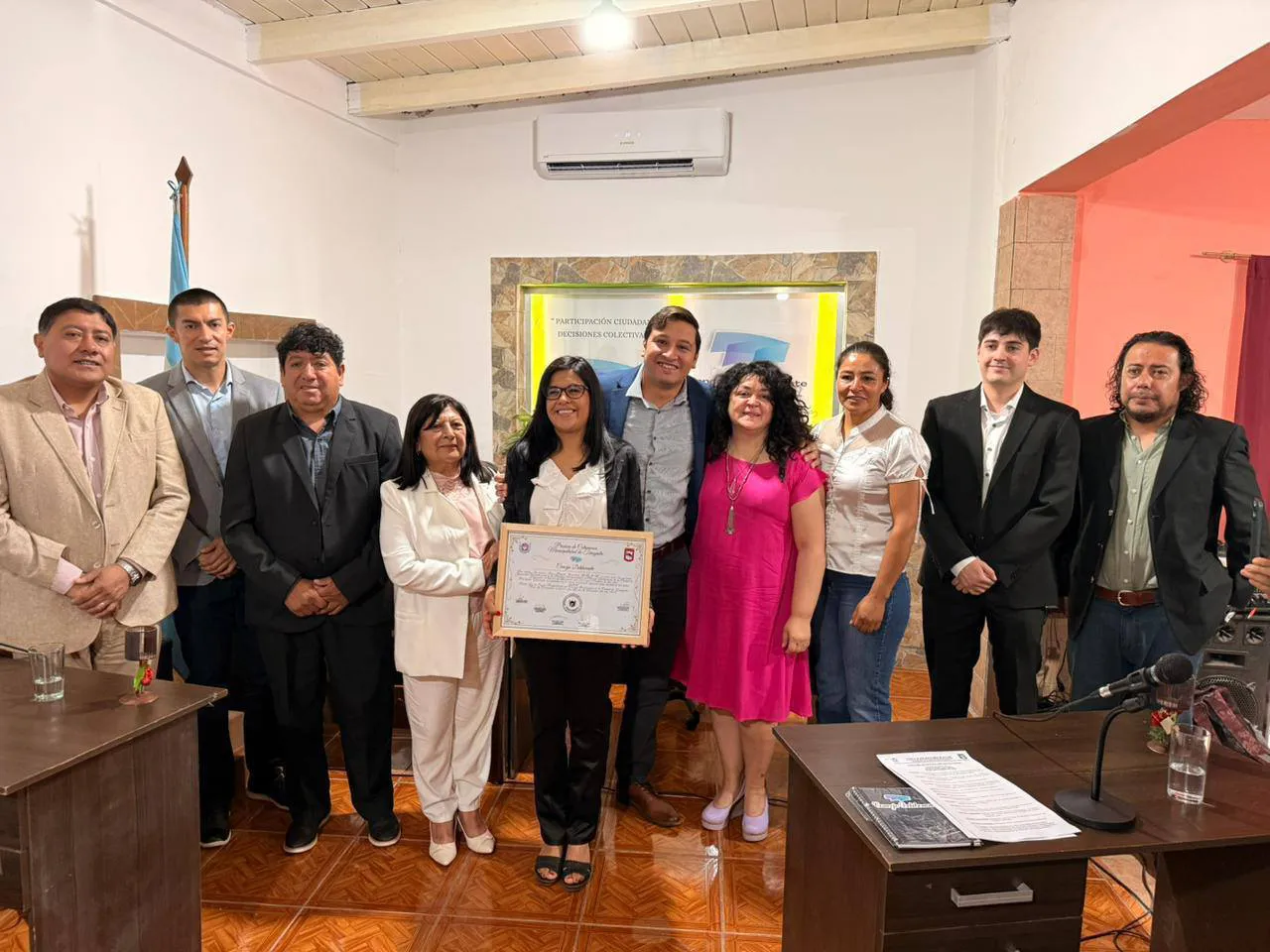 Concejales electos asumen su banca en el CD de Tinogasta. 