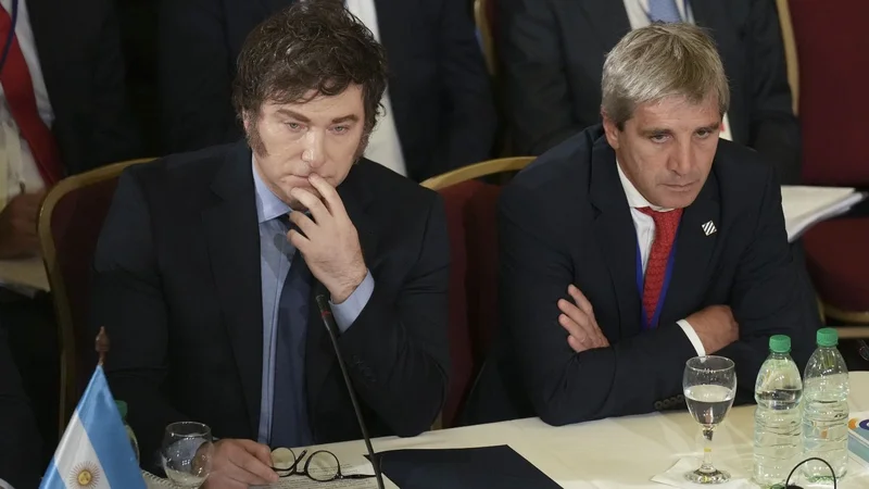 Javier Gerardo Milei y Luis Andrés Caputo.