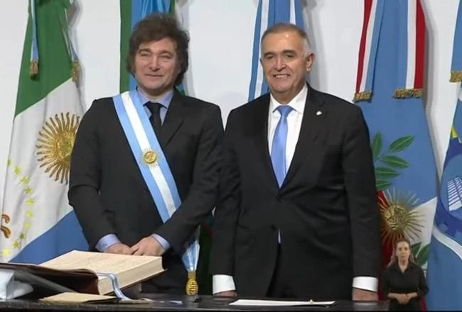 Javier Gerardo Milei y Osvaldo Francisco Jaldo.