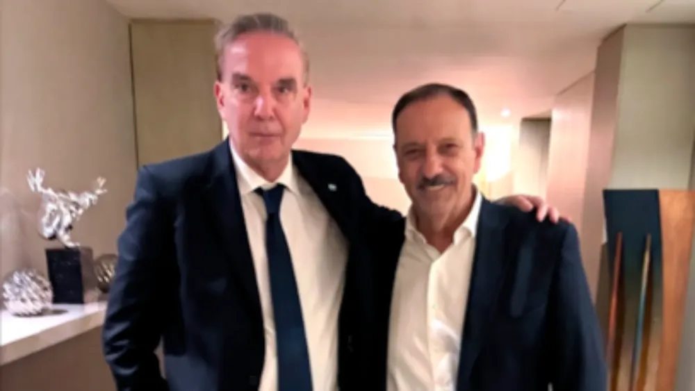 Miguel Ángel Pichetto y Ricardo Clemente Quintela. 