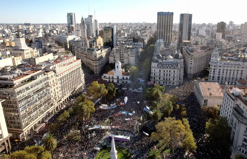 Marcha Federal Universitaria. 