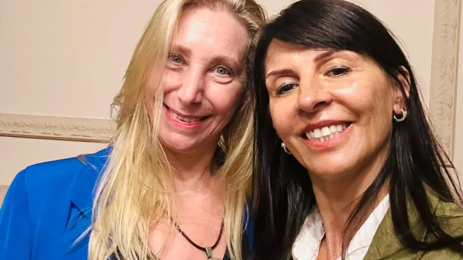 Karina Elizabeth Milei y María Lorena Villaverde.