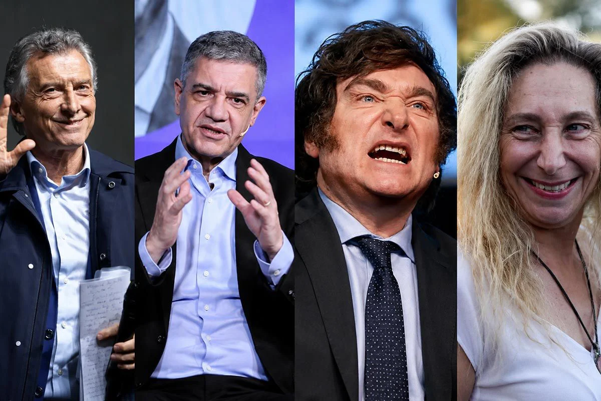 Mauricio Macri / Jorge Macri / Javier Gerardo Milei / Karina Elizabeth Milei.