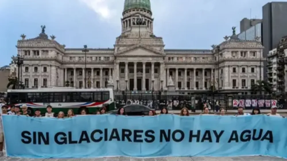 "Sin glaciares no hay agua".