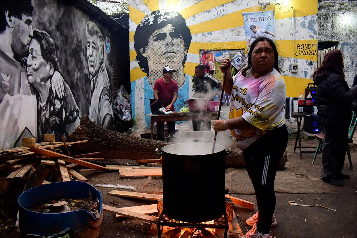 Comedero "Diego Maradona" de Villa Fiorito. 