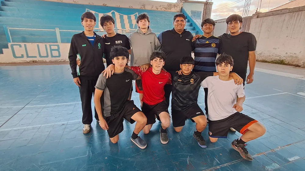 Categoría masculina de la Escuela Municipal de Handball de Tinogasta.