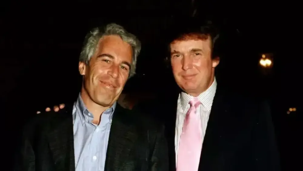 Jeffrey Edward Epstein y  Donald John Trump.